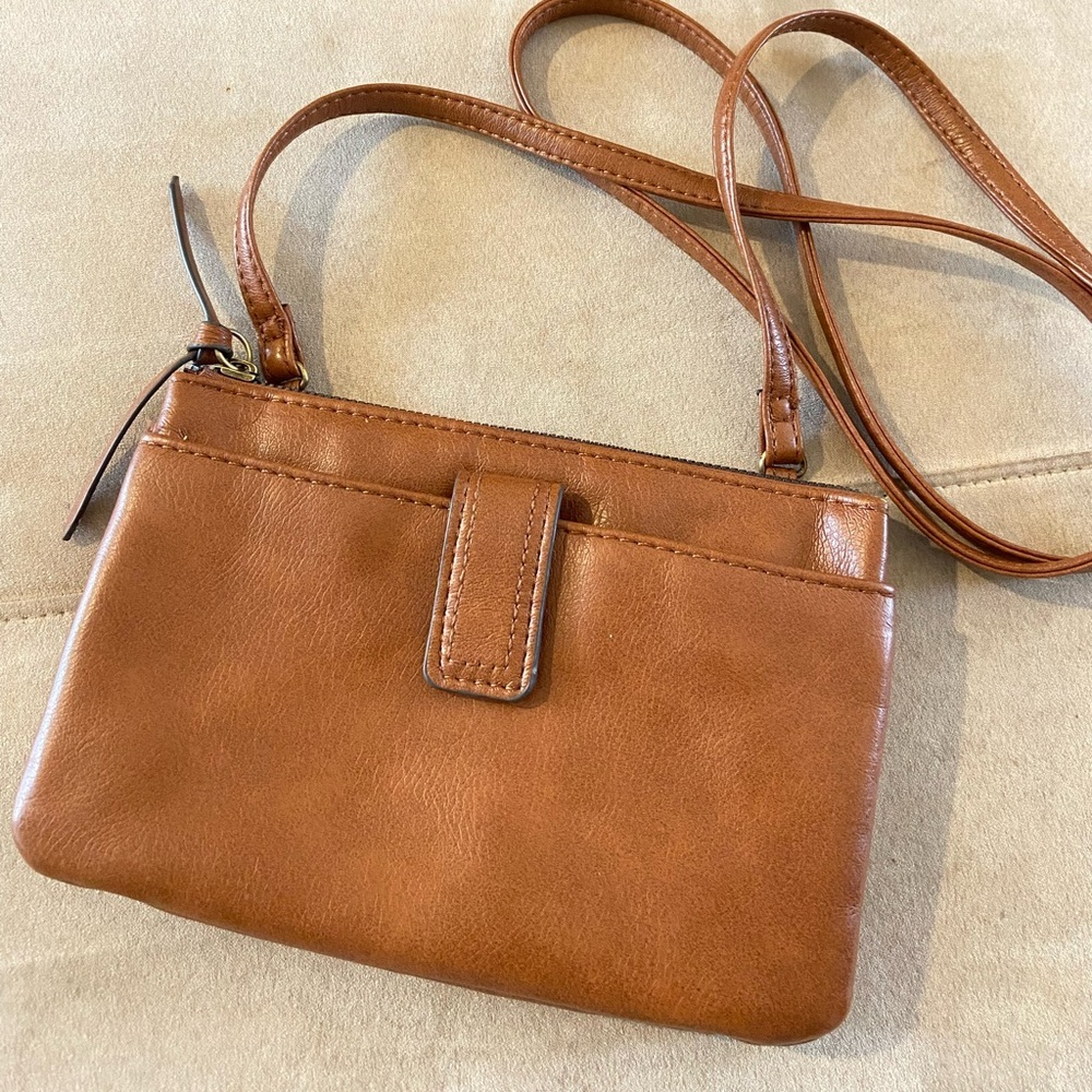 Classic Tan Crossbody Bag